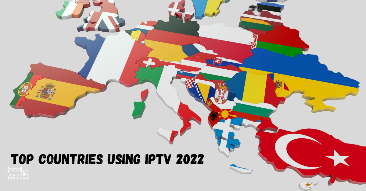 Top countries using IPTV 2022