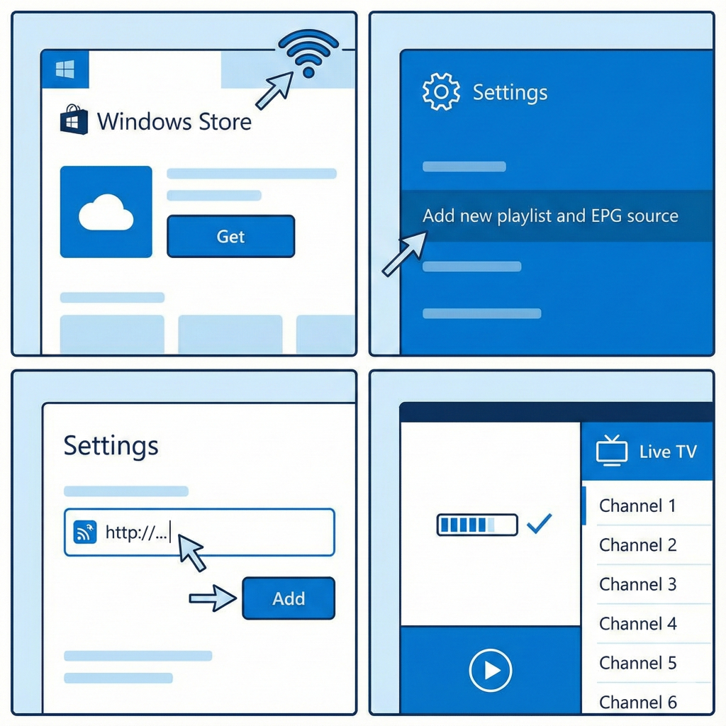 Getting Started Simple Setup for IPTV on Microsoft Devices