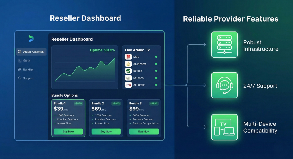 Picking the Best Arabic IPTV Provider for Resellers